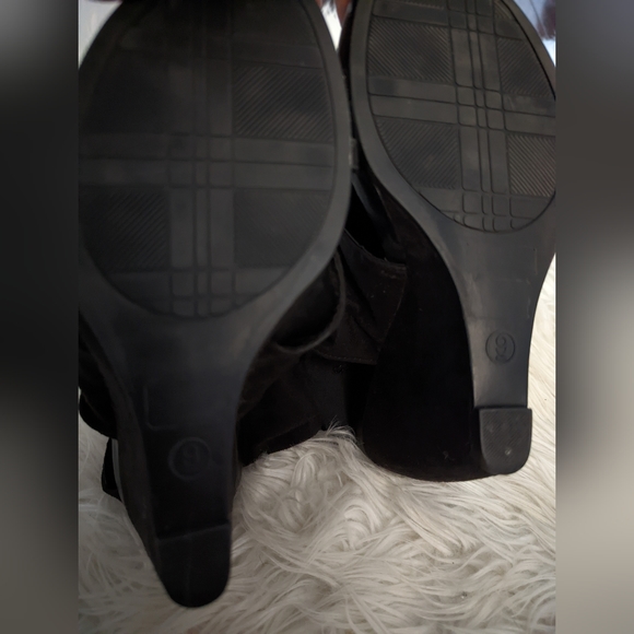 Women's Bootie Sandal Heels - Picture 10 of 10